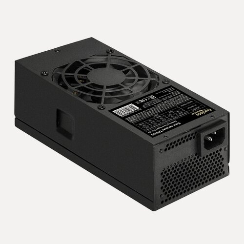 Изображение товара Блок питания Exegate TPS450 450W (TFX, 8cm fan, 24pin, (4+4)pin, PCI-E, 3xSATA, 2xIDE, black)