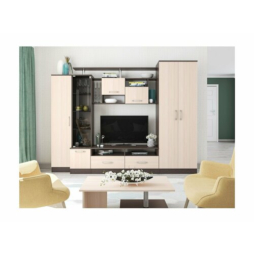 Стенка в гостиную Оскар-5 венге 29704₽