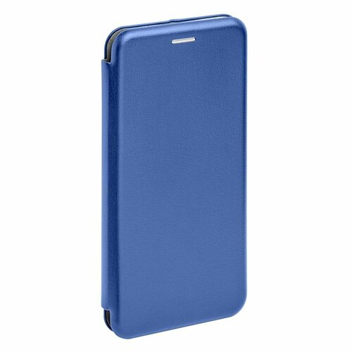Чехол книжка для Samsung Galaxy Note 20 синяя с магнитной застежкой с визитницей