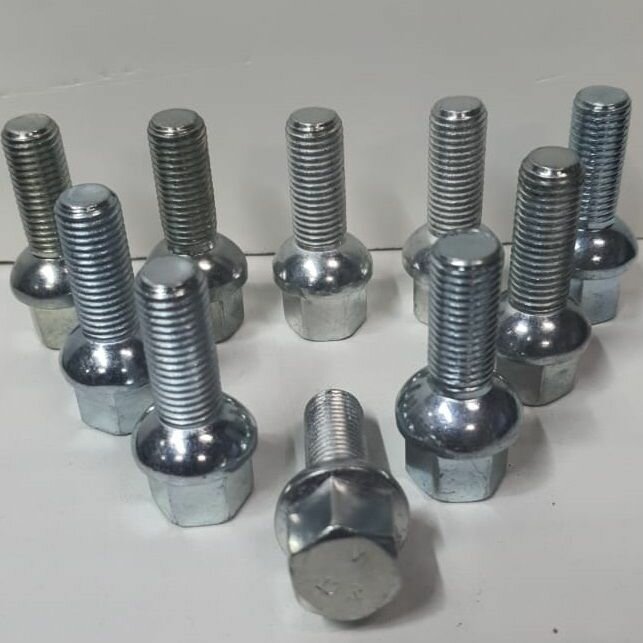 фото Болт колёсный 12x1,5x28, сфера,10 штук