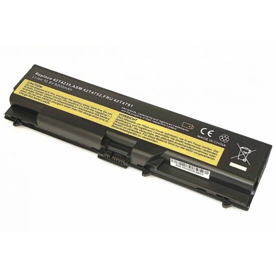 Аккумулятор для ноутбука Amperin для Lenovo ThinkPad T410 (42T4235) 10.8V 5200 mAh OEM черная