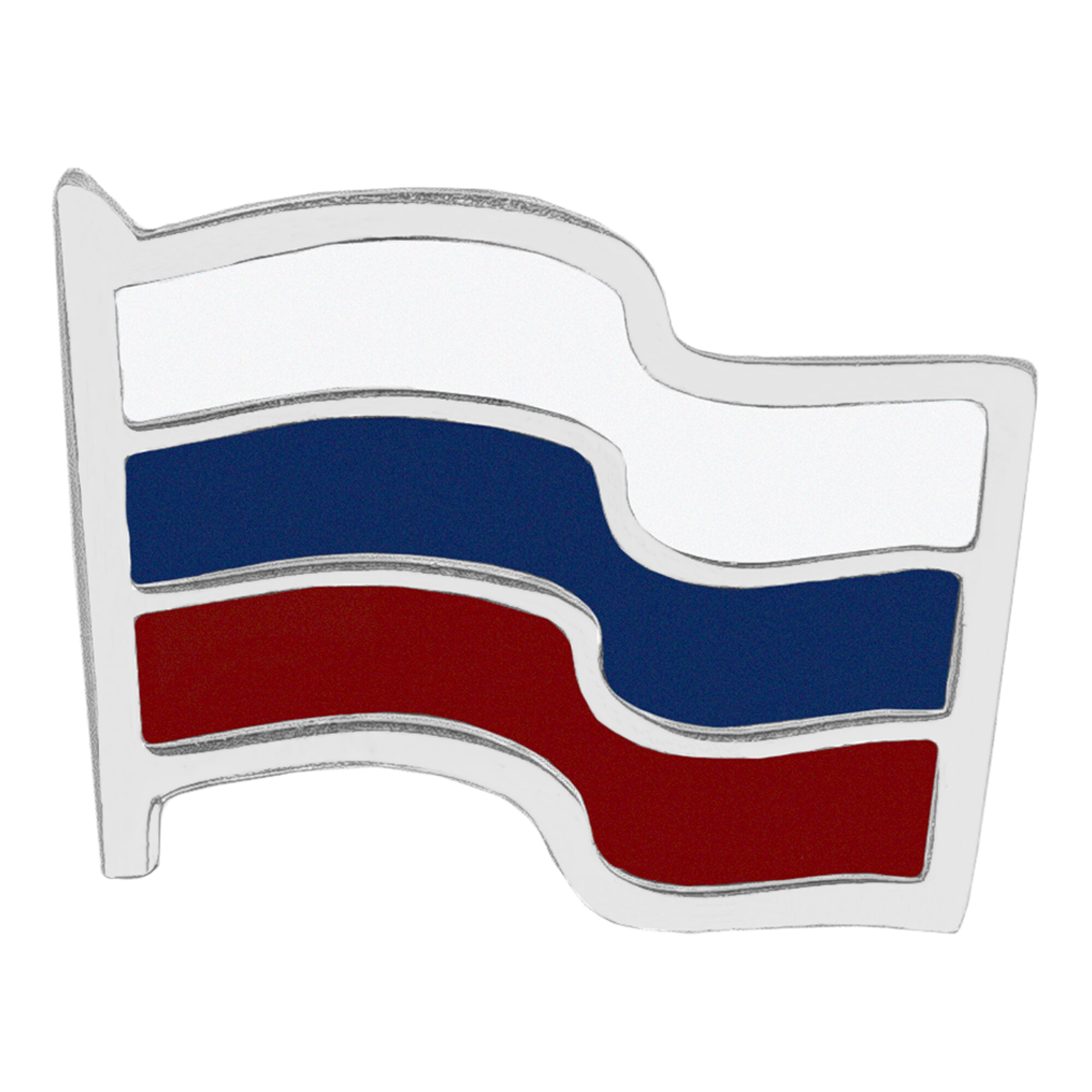 Значок ЛУБЯНКА, серебро, 925 проба