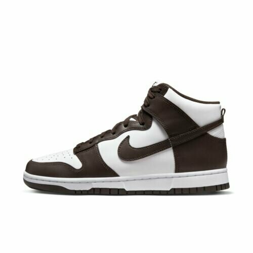 nike dunk high black acid wash eur43 9 5us Кеды NIKE, полнота D, размер 10 US (28CM), коричневый, белый