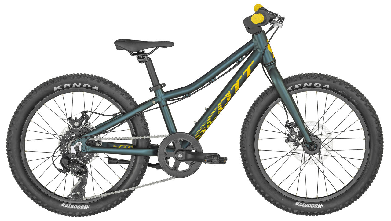 Детский велосипед Scott Scale 20 Rigid (2023) 20 Бирюзово-оранжевый (118-135 см)