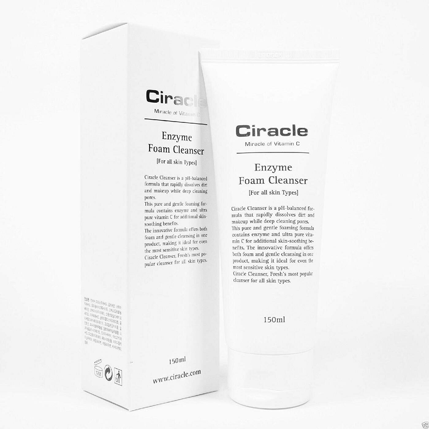 Ciracle Пенка для умывания с энзимами Enzyme Foam Cleanser, 150мл