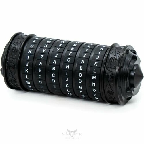 Металлическая головоломка Vinci Cryptex Черный