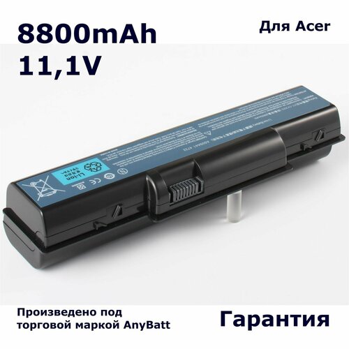 Аккумулятор AnyBatt 8800mAh, для AS09A31 AS09A41 AS09A61 AS09A75 AS09A51 AS09A71 CL1523B.806 AS09A73 AS09A70 AS09A78 черный