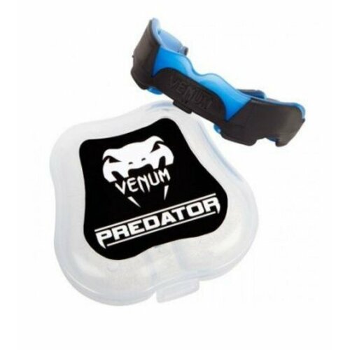 Капа боксерская Venum Predator Black/Blue капа боксерская venum predator khaki black