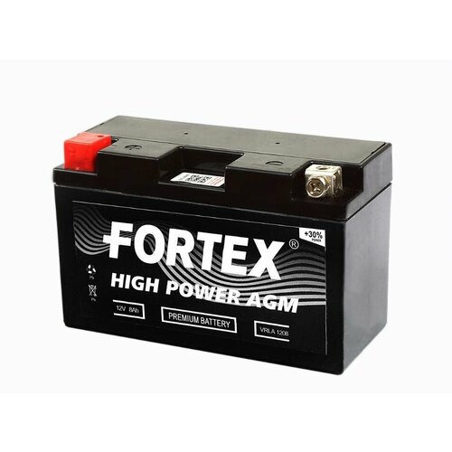 Аккумулятор Мото 12 В 8 А/ч п. п. Fortex AGM ток 130 150x65x94