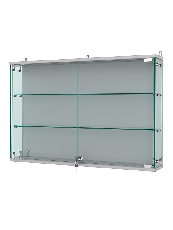 Витрина "атриум" настенная №3-1, Серый. Производитель товара - компания Westcom.