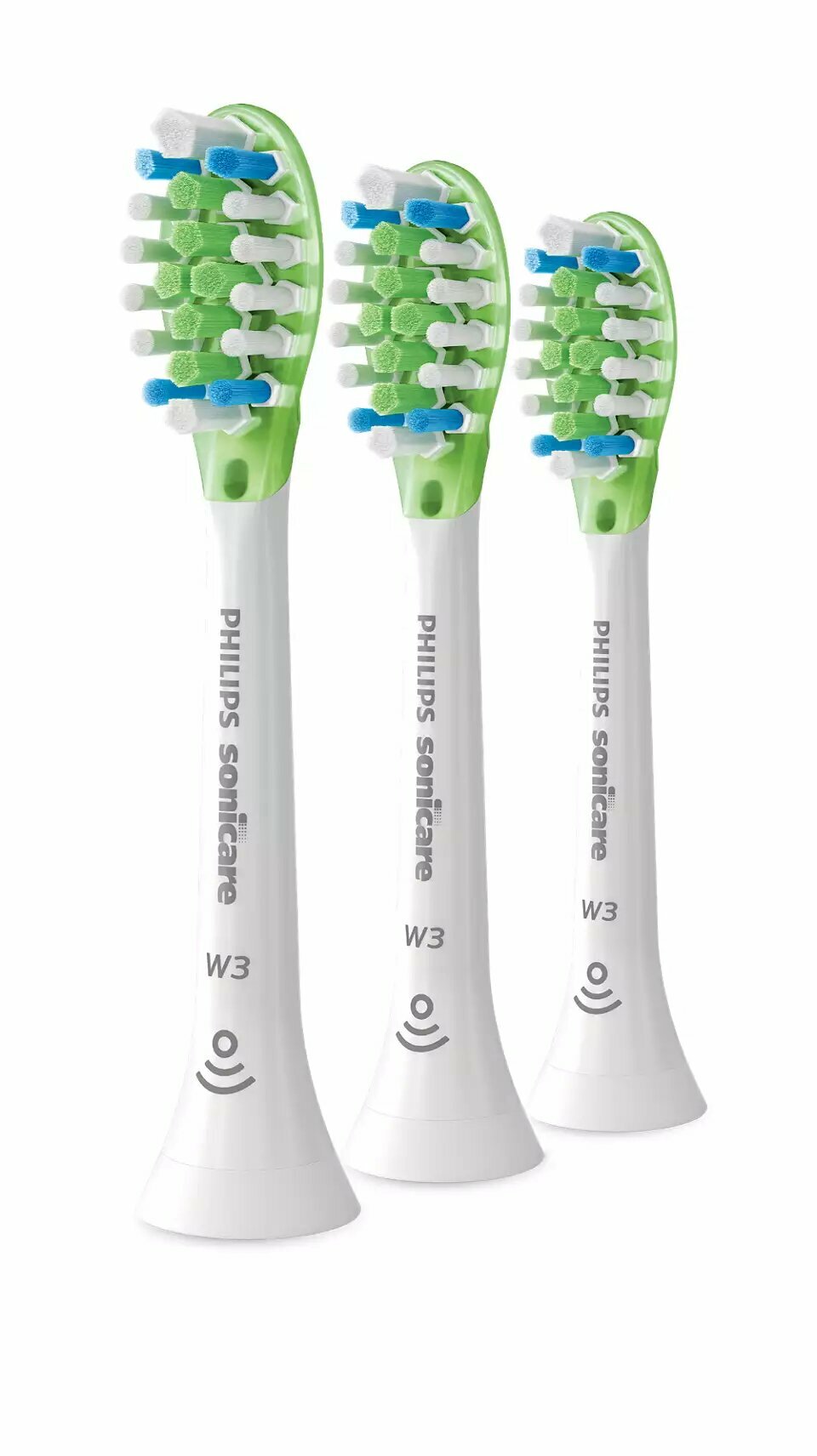 Насадки для электрических зубных щеток Philips Sonicare W3 Premium HX9063/67, 3 шт, белый