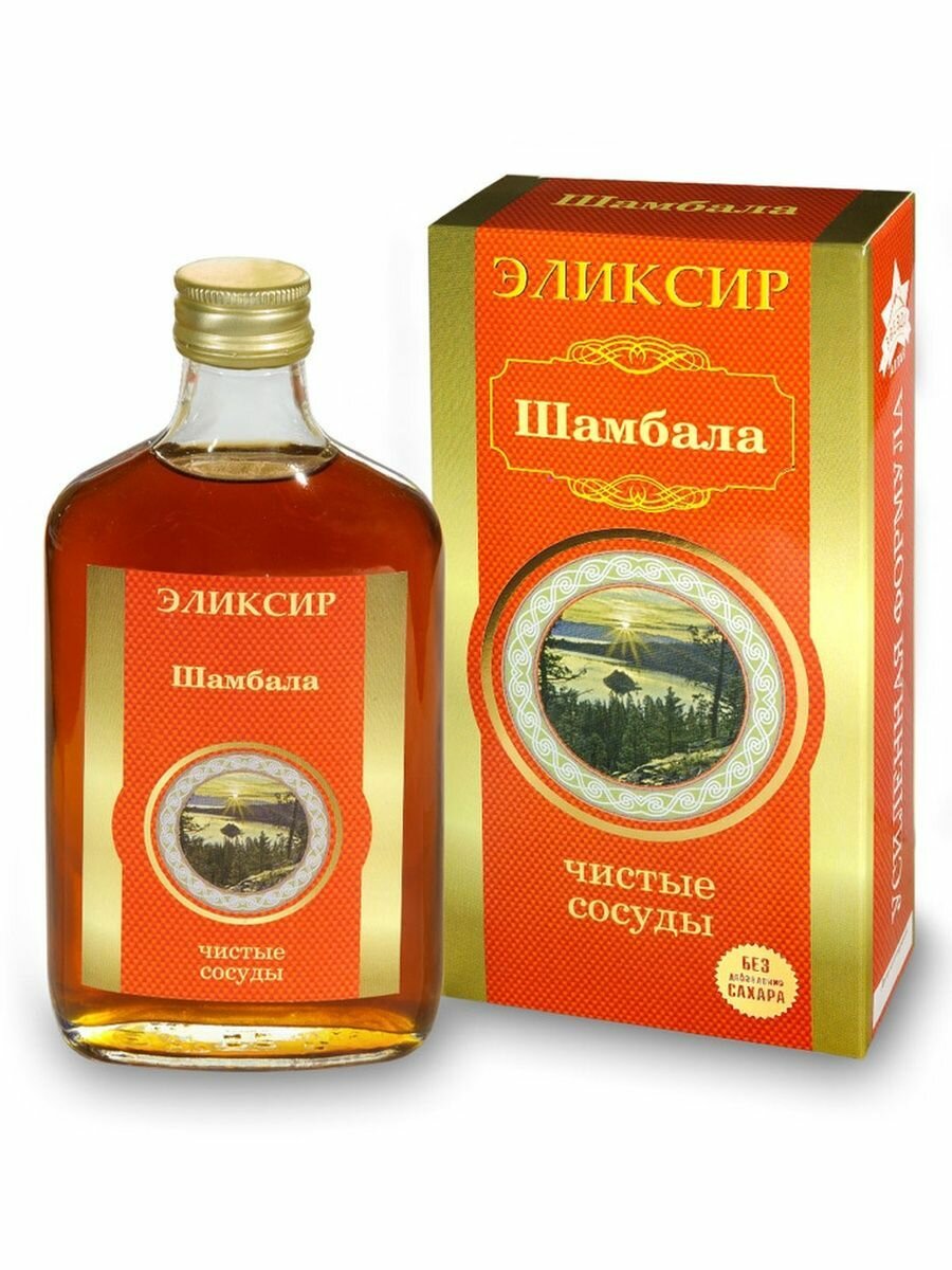 Эликсир Шамбала Чистые Сосуды На Фруктозе, Алтайбиопроект 250 мл.