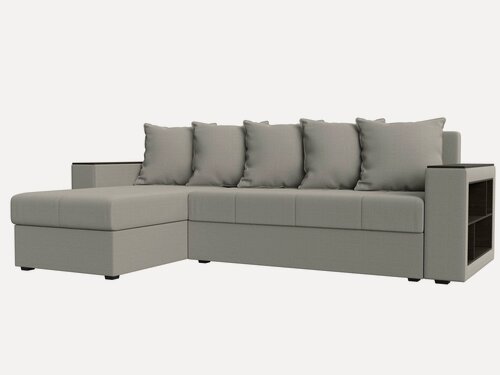 Изображение товара Диван угловой Дубай Лайт левый угол, рогожка Амур бежевый