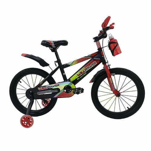 Велосипед 2-х колесный 16 WILLPOWER красный 8665₽