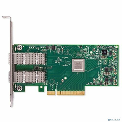 Mellanox Опция к серверу Сетевой адаптер PCIE 25GB DUAL PORT MCX4121A-ACAT MELLANOX сетевой адаптер pcie 25gb dual port melmcx512a acat mellanox