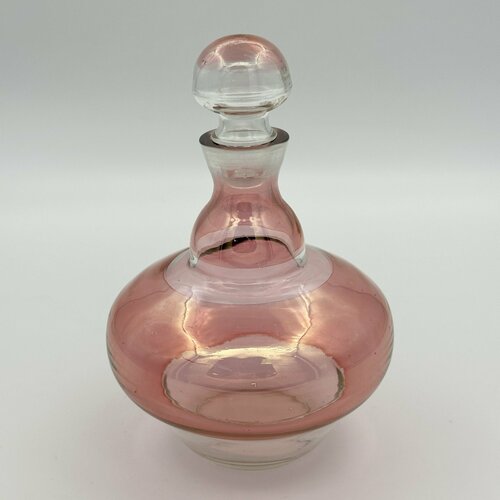 Штоф, цветное стекло, люстр, СССР, 1960-1990 гг.