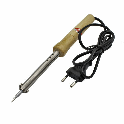 Паяльник электрический HL015A- 40W 1 шт. 40Вт 220В нихромовый нагреватель деревянная ручка
