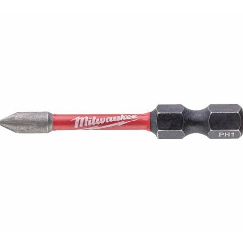 Бита Milwaukee PH 2х50 SHOCKWAVE бита для шуруповерта milwaukee shockwave impact duty pz2 x 50 мм