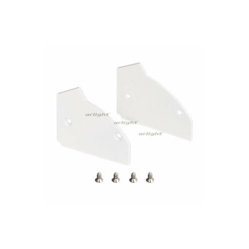 Arlight Заглушка ARH-CEIL-BEVEL WHITE (Алюминий) 035640 (50 компл.)