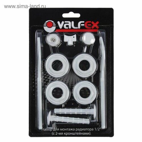 Комплект для подключения радиатора 1x12 с двумя кронштейнами в блистере 1169₽