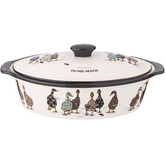 Форма для запекания с крышкой Agness "family farm" 32 л. 375х22х155см