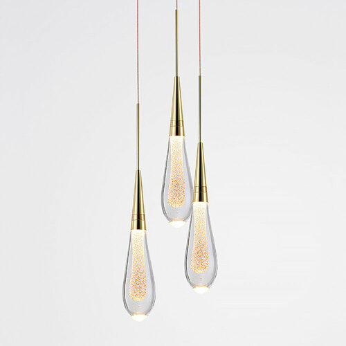 Подвесной светильник Drop by Loft4You с песком и трубкой 4900₽