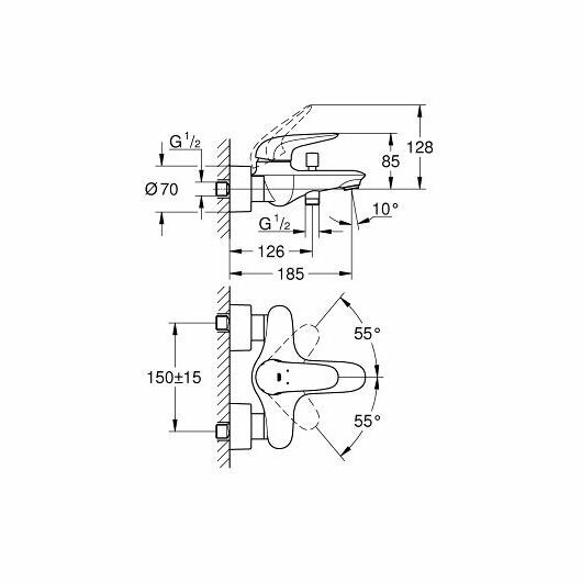 Смеситель Grohe - фото №15