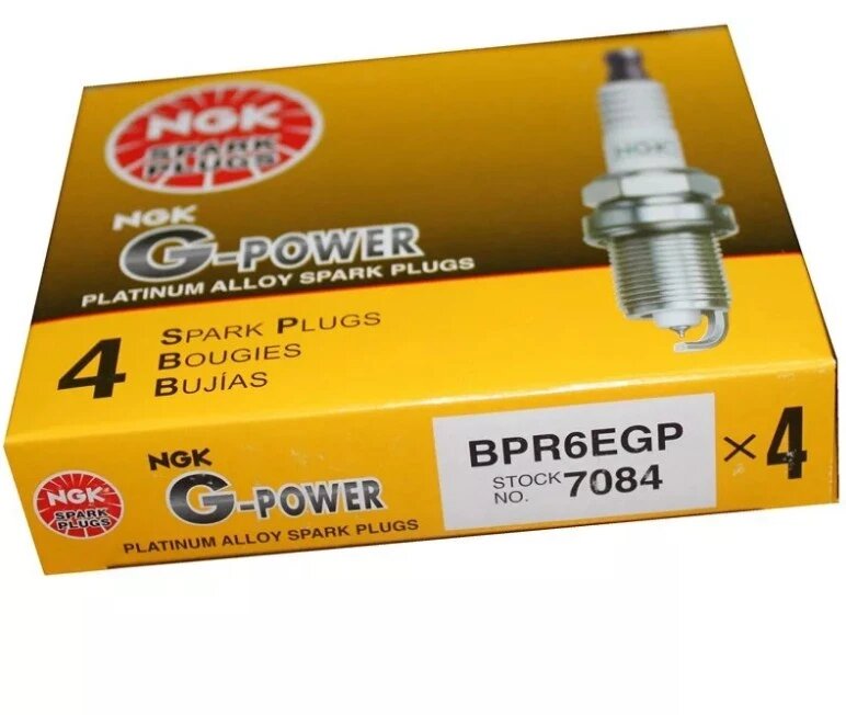 Свеча зажигания NGK Spark plug BPR6EGP для лег.авт. (7084) - фото №7