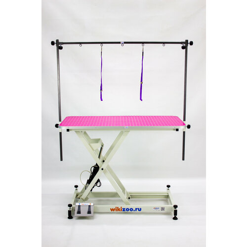 Стол для груминга wikiGROOM S800 120 х 60 см Розовый