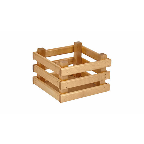 Ящик деревянный для хранения Polini Home Boxy 18х18х12 см лакированный 485₽