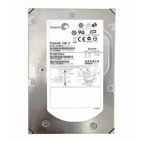 Жесткий диск Seagate 9X6006 36,7Gb U320SCSI 3.5 HDD жесткий диск seagate 9t3016 36 7gb u320scsi 3 5 hdd