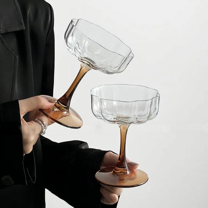 фото Бокал блюдце набор 2 шт