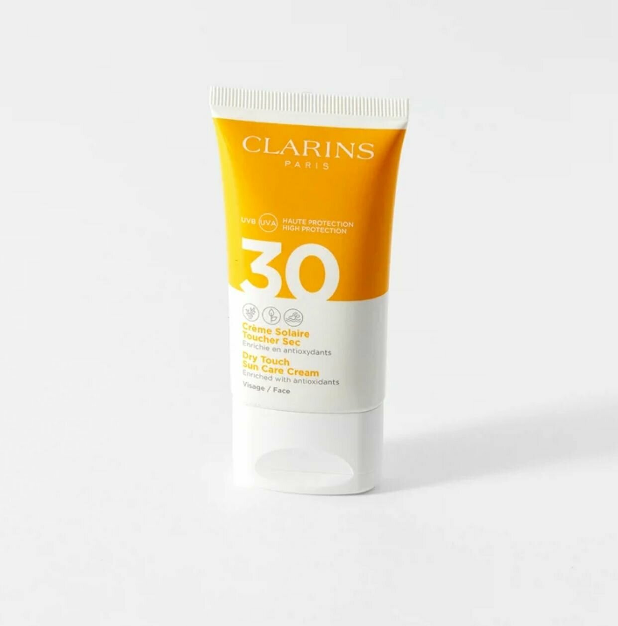 Clarins Солнцезащитный крем для лица SPF 30 Crème Solaire Toucher Sec Visage 50 мл