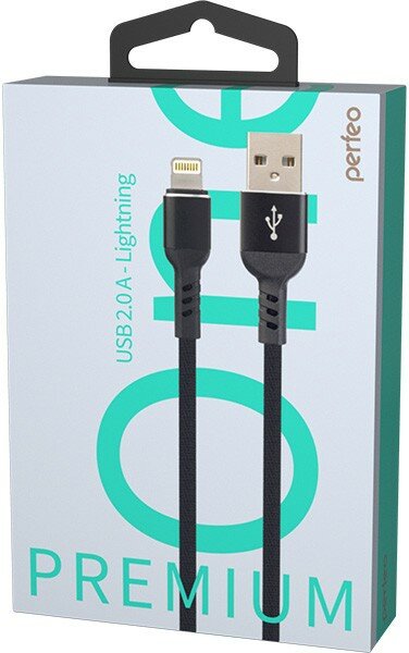 Кабель Perfeo USB - Lightning, 1м, Perfeo (I4316)