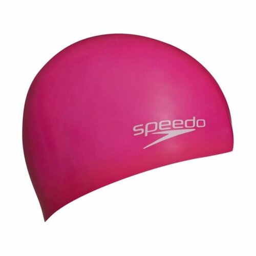 шапочка для плав speedo plain molded silicone cap арт 8 709842610 синий Шапочка для плавания детская SPEEDO Plain Moulded Silicone Cap Jr, 8-70990F290, силикон