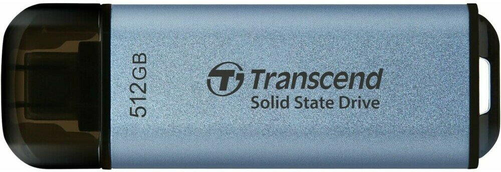 Внешний жесткий диск 512GB Transcend ESD300 TS512GESD300C голубой USB-C - фото №12