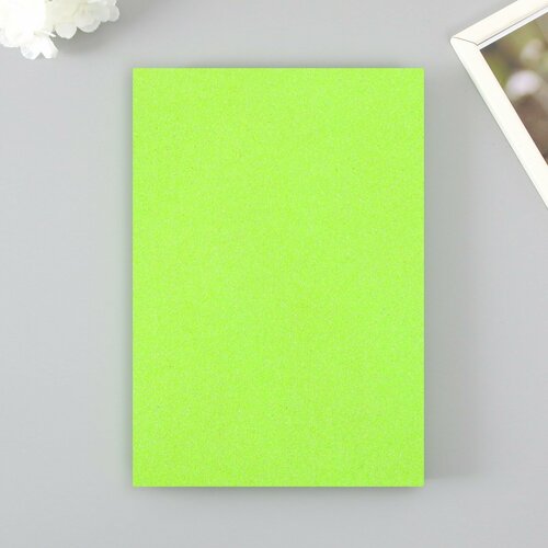 Фоамиран глиттерный 2 мм 20х30 см фисташковый 10шт 754₽