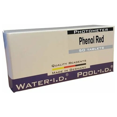 Таблетки для фотометра Phenol Red WATER-I. D , 1 блистер