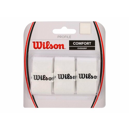 намотка верхняя wilson minions overgrip 3pk мультицвет Намотка верхняя Wilson PRO Comfort 3шт. Белый