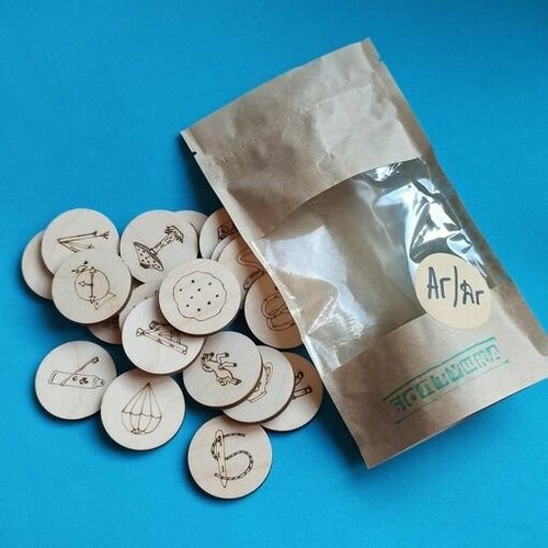 Набор фишек для артикуляционной и дыхательной гимнастики 