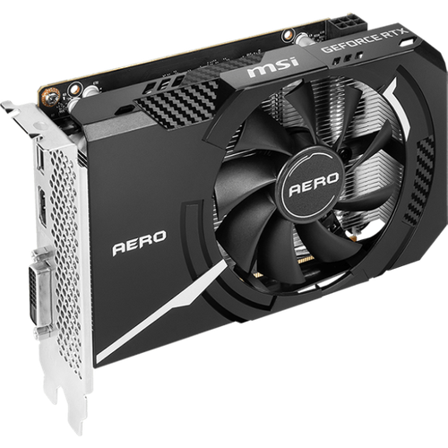 Видеокарта NVIDIA GeForce RTX 3050 MSI OC 8Gb (RTX 3050 AERO ITX 8G OCV1) microstar видеокарта msi rtx 3050 aero itx 8g oc rtl