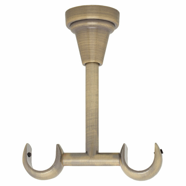 Кронштейн ARTTEX 20мм 2-рядный потолочный золото антик арт. д.20.57.650