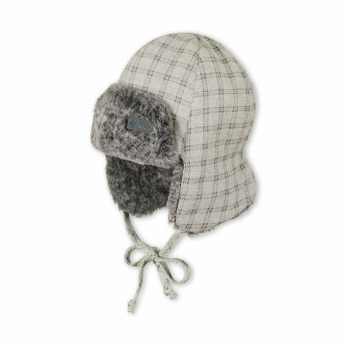 шапка doell серый 47 Шапка Sterntaler, размер 47, серый