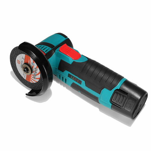 Аккумуляторная мини УШМ (болгарка) 500/76 c АКБ-2шт. 1.5 Ah 12V Li-ion и зарядкой 4.4