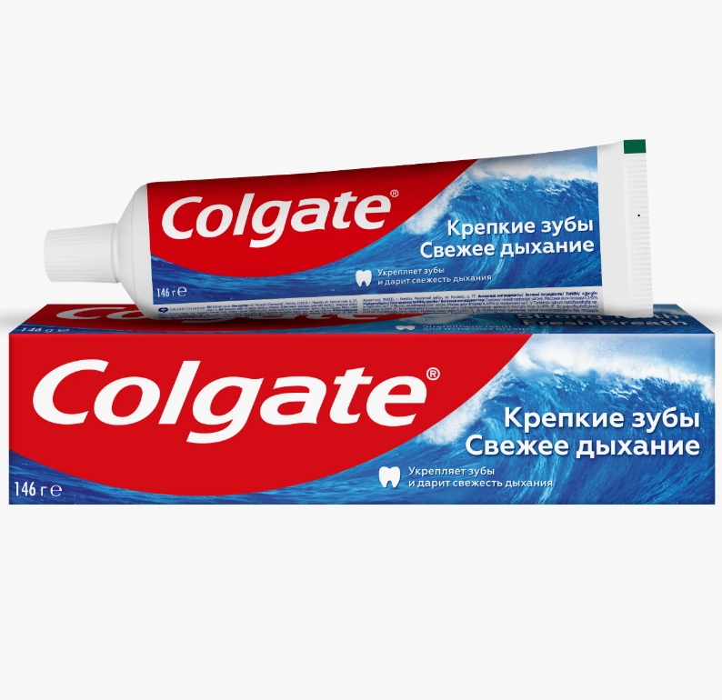 Зубная паста Colgate Крепкие зубы свежее дыхание, 100 мл, 146 г