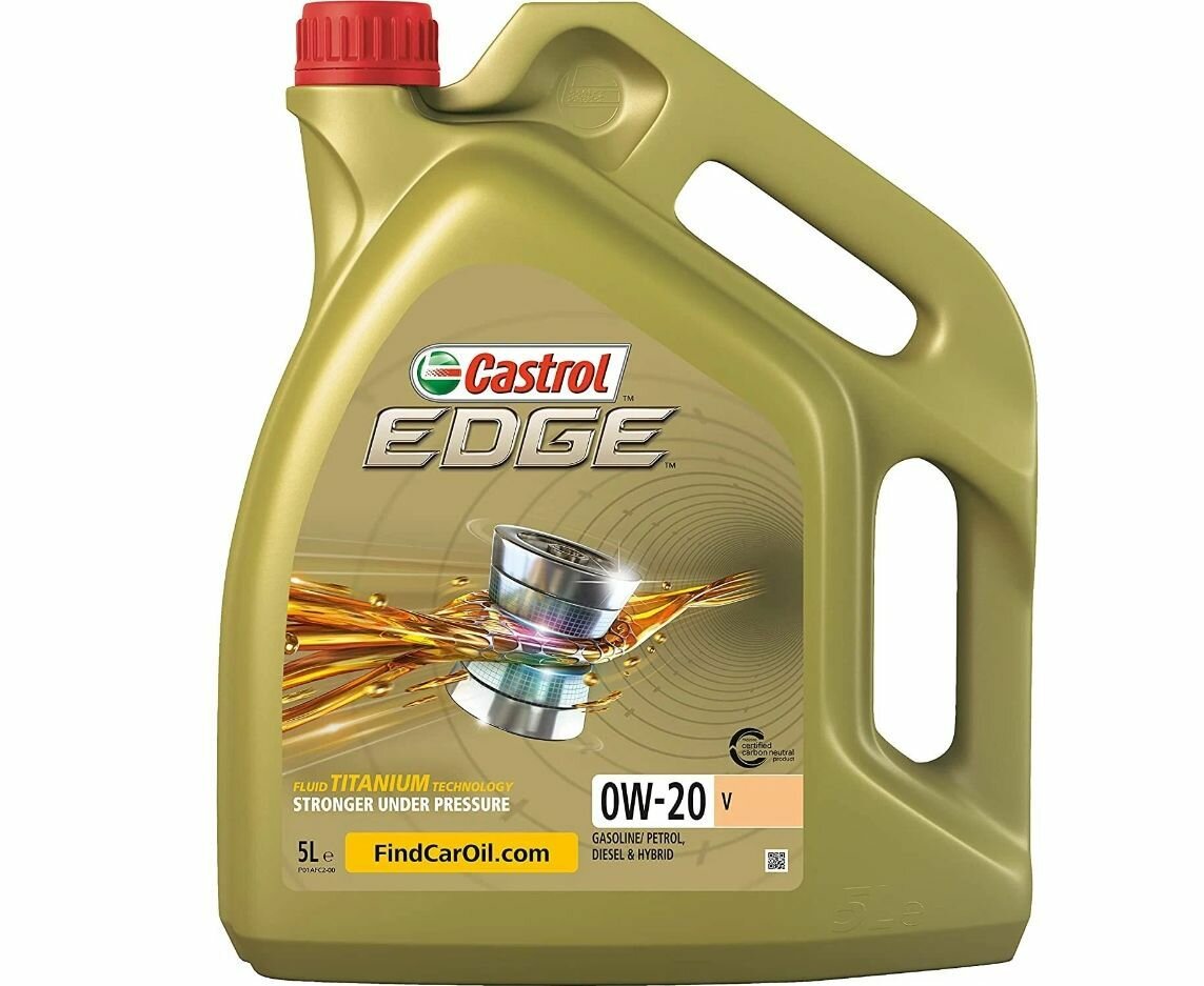 фото Синтетическое моторное масло Castrol Edge Professional V 0W-20