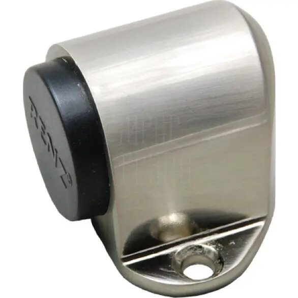 фото Ограничитель дверной ренц напольный, магнитный INDS 31 матовый никель