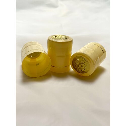 Термоусадочный колпачок 40мм бежевый 40шт 460₽