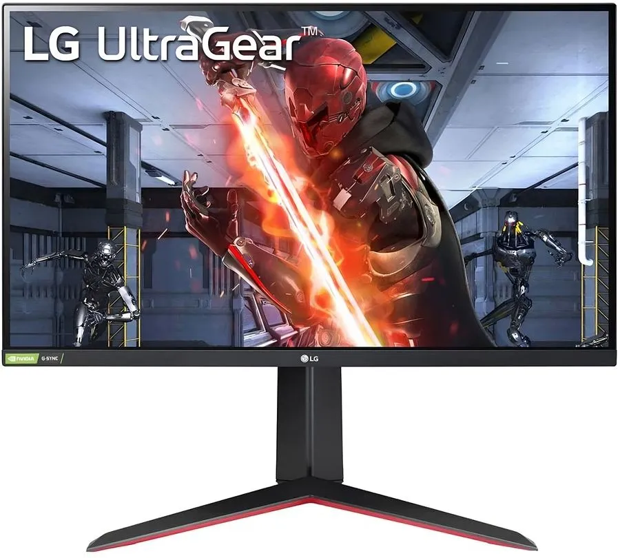 Монитор LG UltraGear 27GN650-B черный/красный