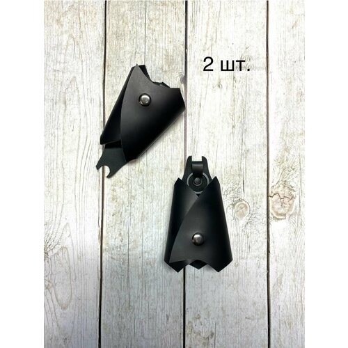 Ключница, матовая фактура, 2 шт., черный